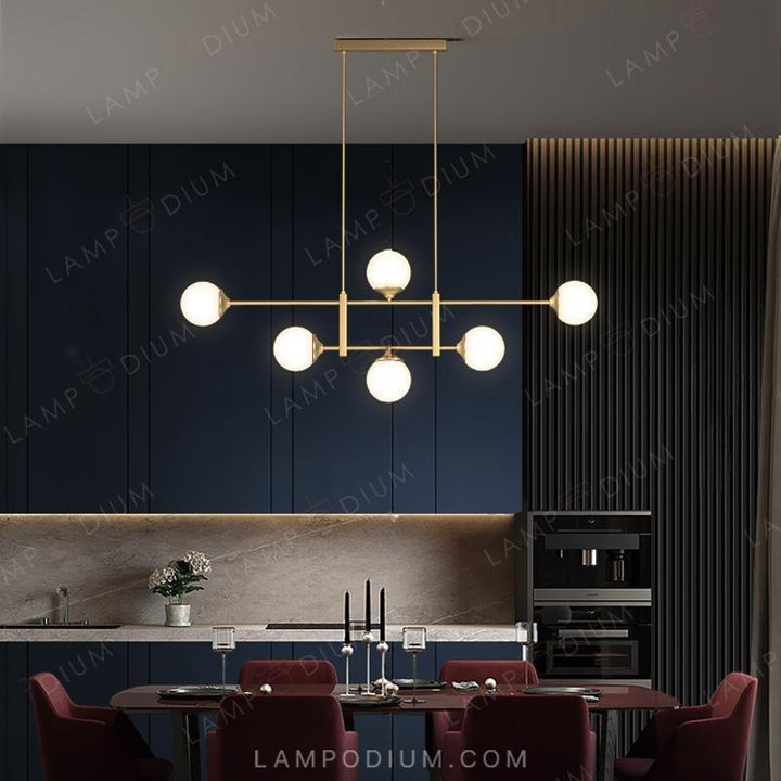 Linear, row luminaire APODIS