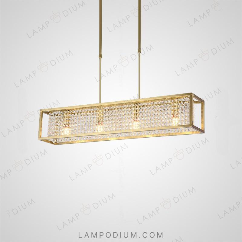 Linear, row luminaire ARCTUR