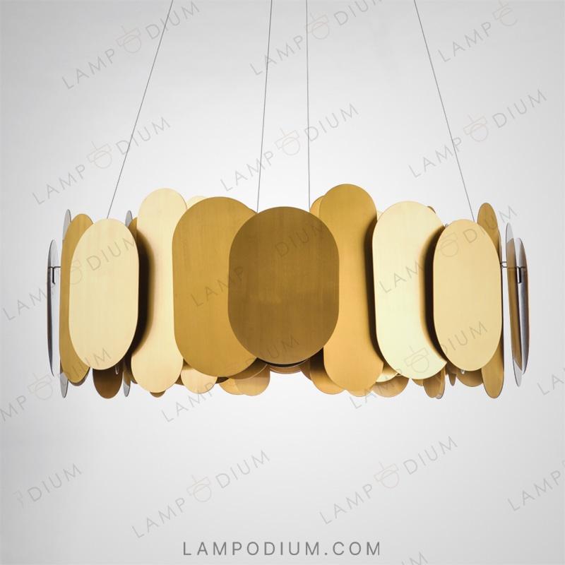 Circular chandeliers and light fixtures ARGON