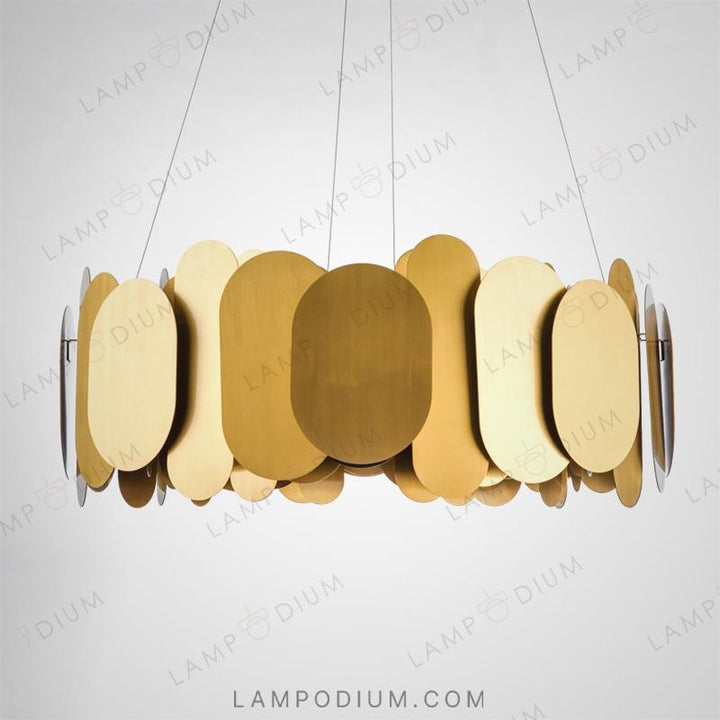 Circular chandeliers and light fixtures ARGON