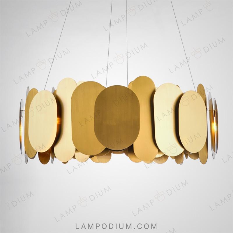 Circular chandeliers and light fixtures ARGON