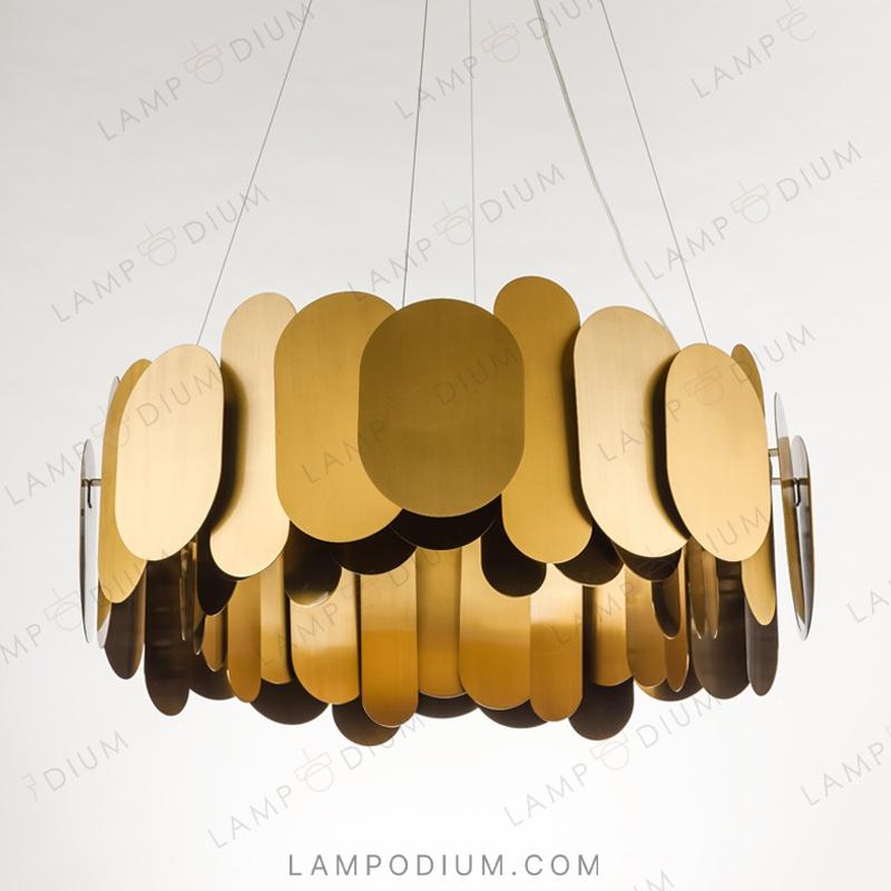 Circular chandeliers and light fixtures ARGON