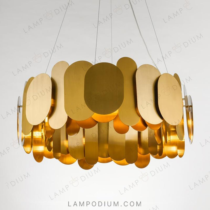 Circular chandeliers and light fixtures ARGON