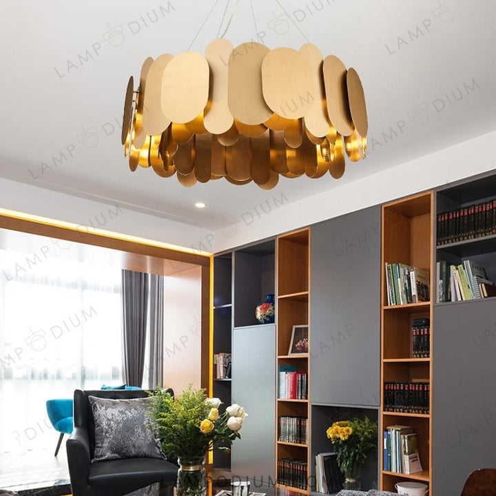 Circular chandeliers and light fixtures ARGON