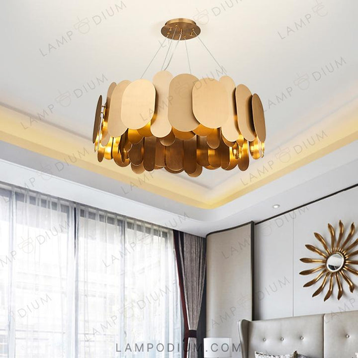 Circular chandeliers and light fixtures ARGON