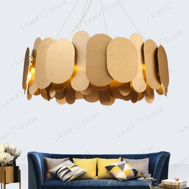 Circular chandeliers and light fixtures ARGON