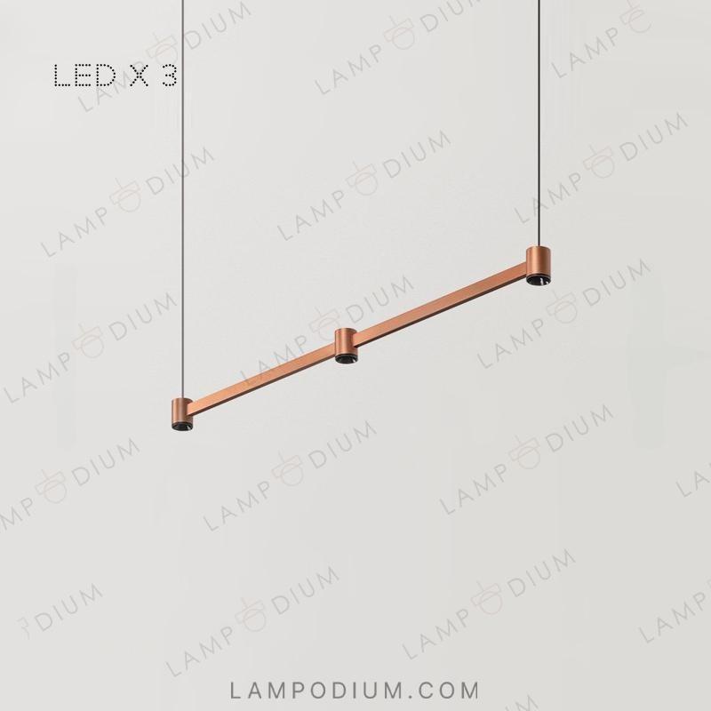 Linear, row luminaire ARKADI