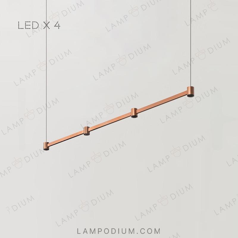 Linear, row luminaire ARKADI