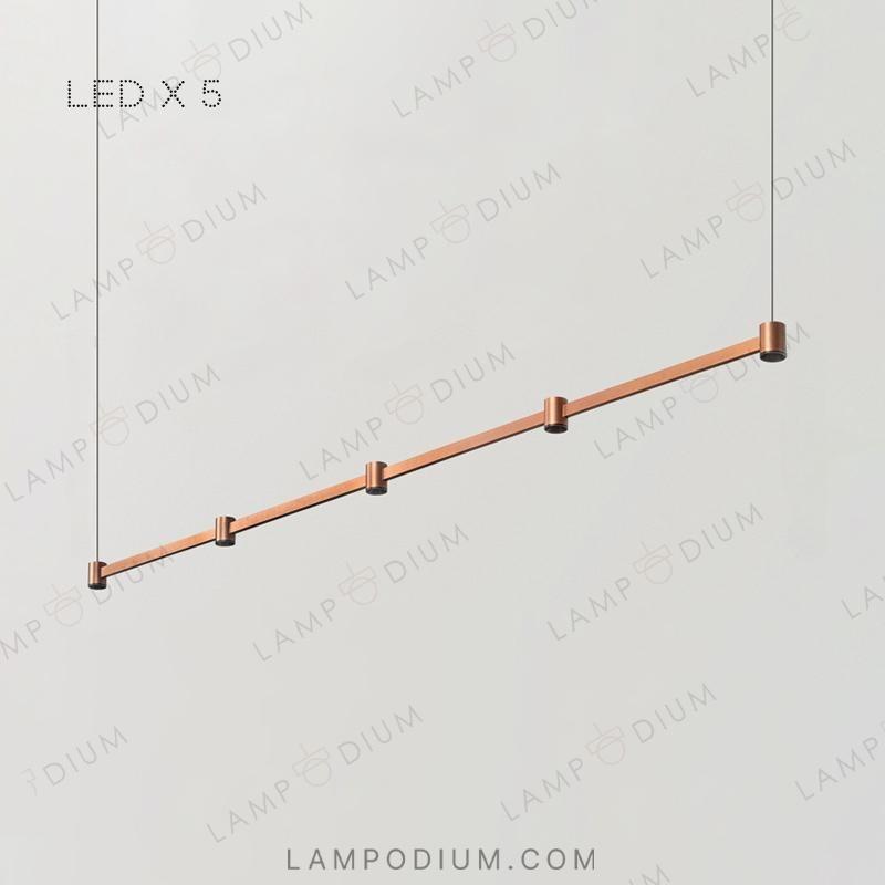 Linear, row luminaire ARKADI