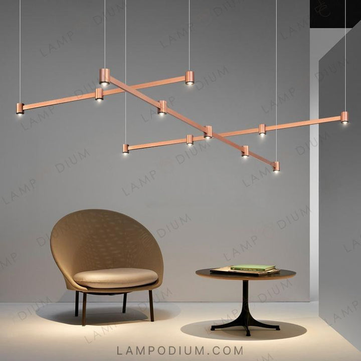 Linear, row luminaire ARKADI