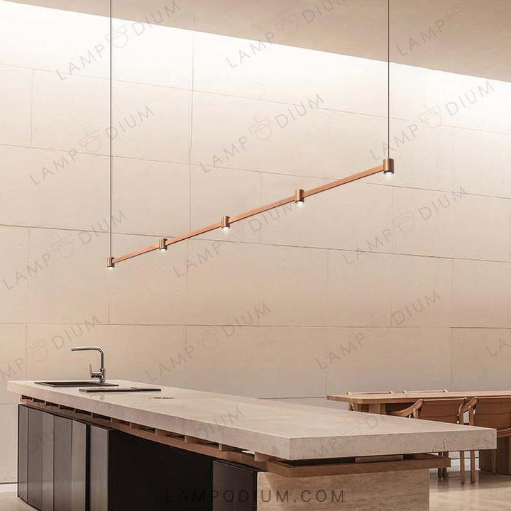 Linear, row luminaire ARKADI