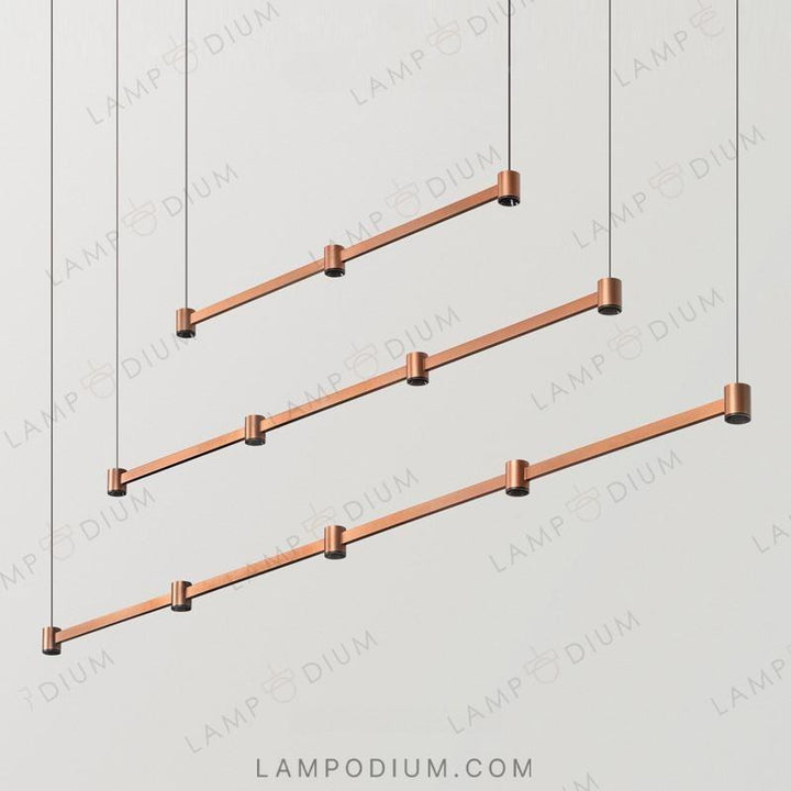 Linear, row luminaire ARKADI