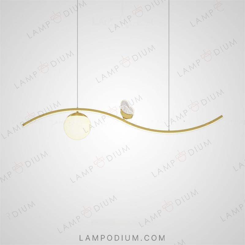 Recessed, linear luminaire BABETTA WAVE