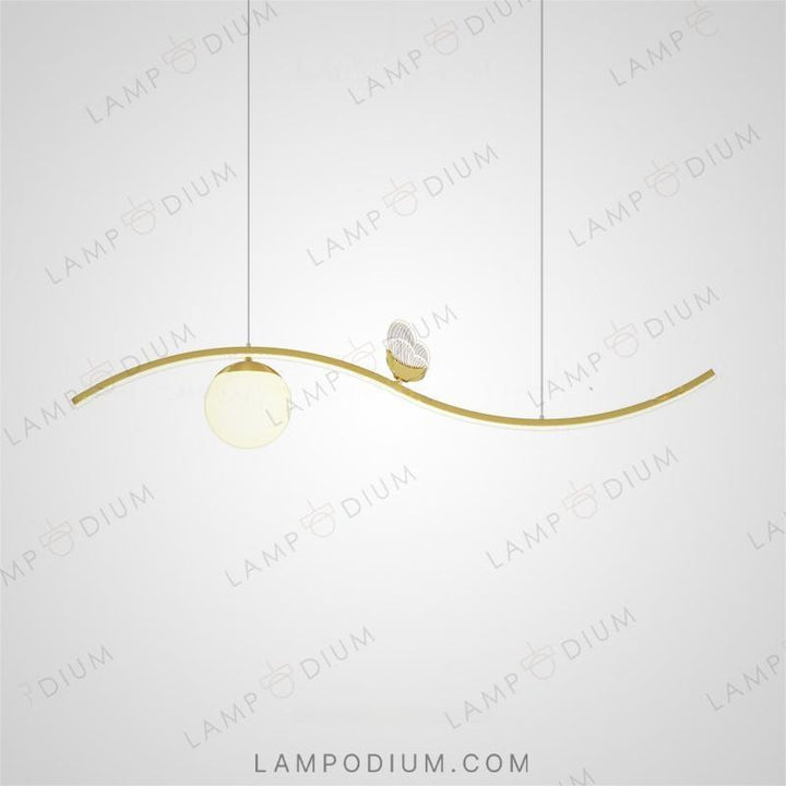 Recessed, linear luminaire BABETTA WAVE