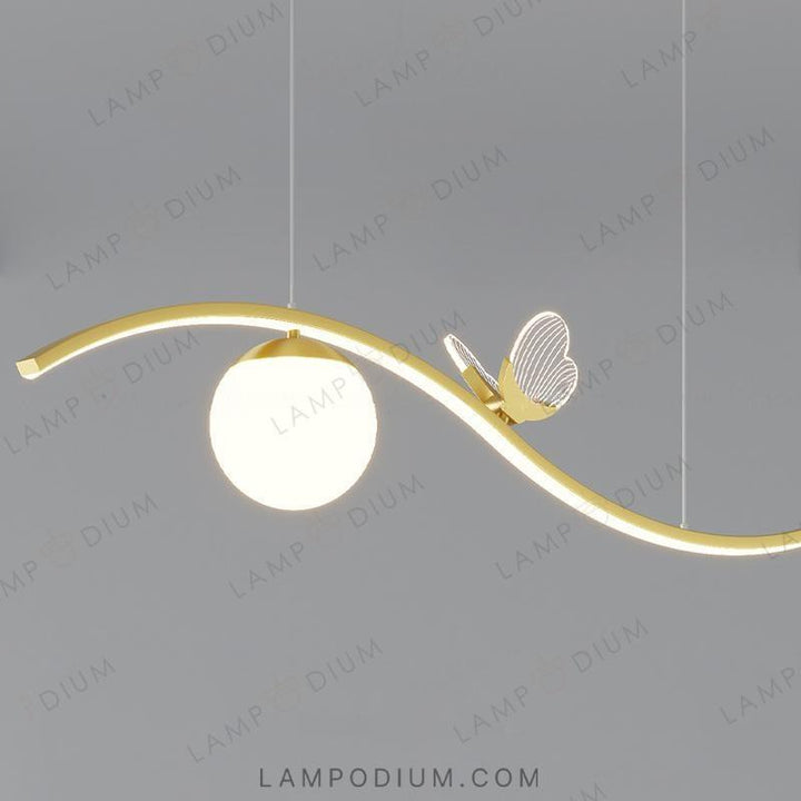 Recessed, linear luminaire BABETTA WAVE