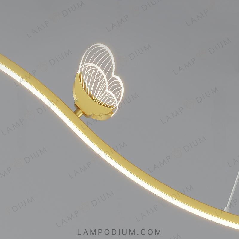 Recessed, linear luminaire BABETTA WAVE