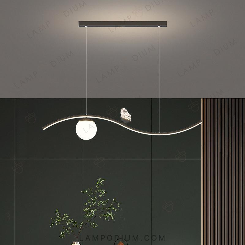 Recessed, linear luminaire BABETTA WAVE