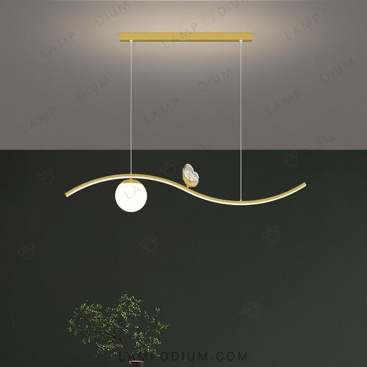 Recessed, linear luminaire BABETTA WAVE