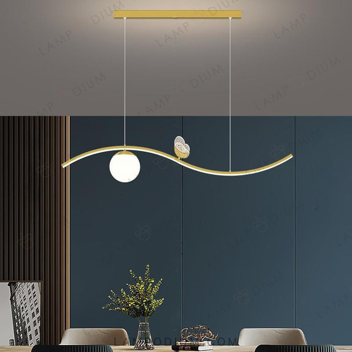 Recessed, linear luminaire BABETTA WAVE