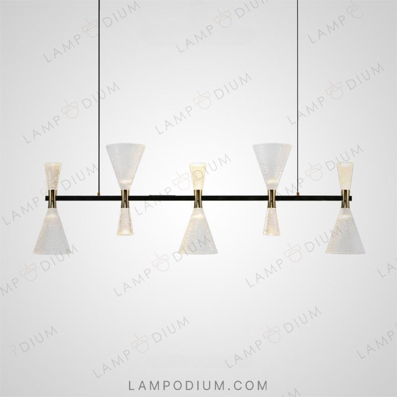 Linear, row luminaire BALLET LONG