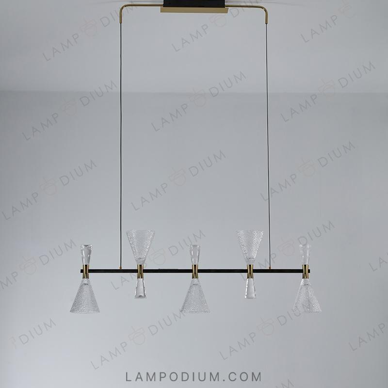 Linear, row luminaire BALLET LONG