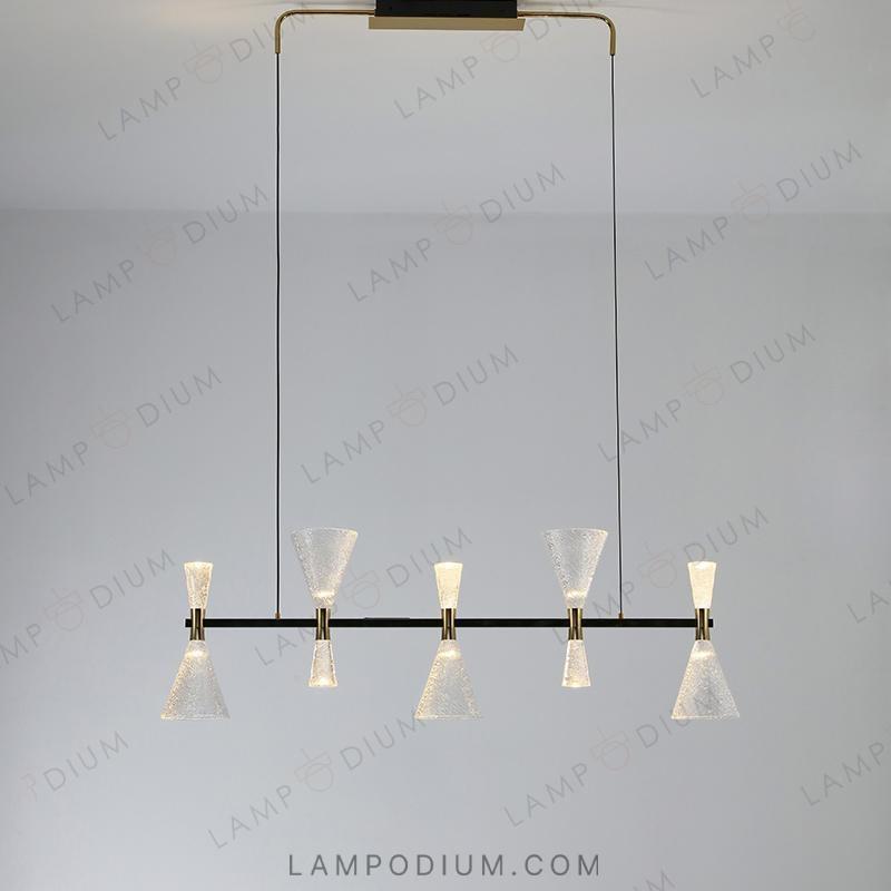 Linear, row luminaire BALLET LONG