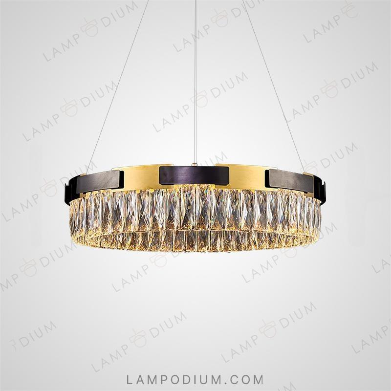 Circular chandeliers and light fixtures BALTASAR ONE