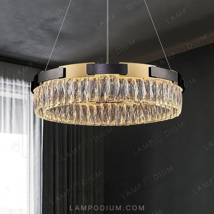 Circular chandeliers and light fixtures BALTASAR ONE