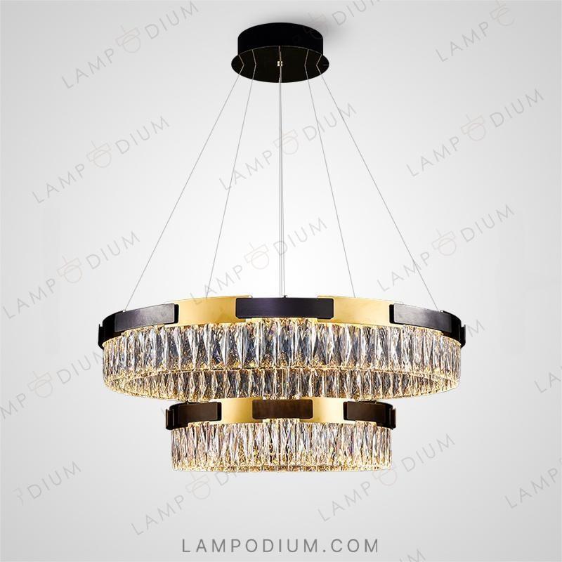 Circular chandeliers and lamps BALTASAR