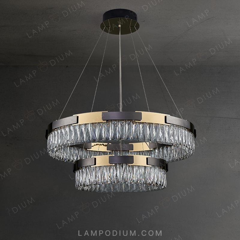 Circular chandeliers and lamps BALTASAR