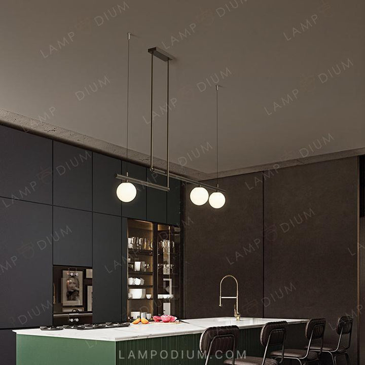 Linear, row luminaire BARRA