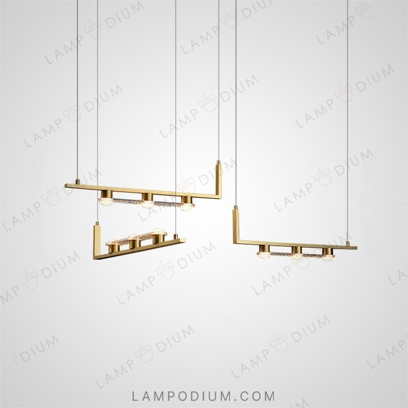 Linear, row luminaire BARTIL