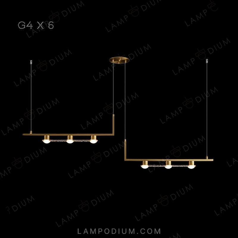 Linear, row luminaire BARTIL