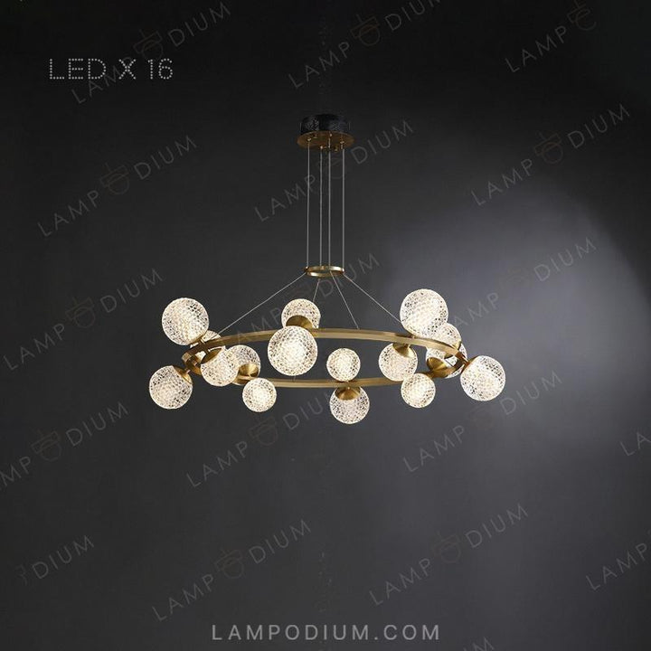 Circular chandeliers and fixtures BASTINE