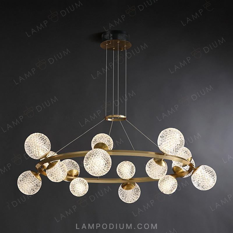 Circular chandeliers and fixtures BASTINE