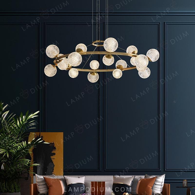 Circular chandeliers and fixtures BASTINE