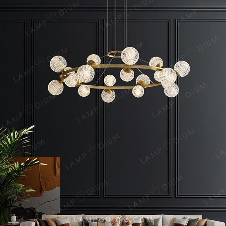 Circular chandeliers and fixtures BASTINE