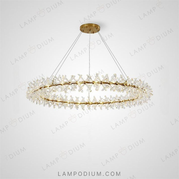 Circular chandeliers and light fixtures BEATRIX