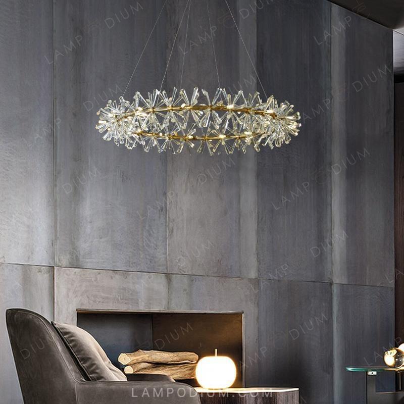 Circular chandeliers and light fixtures BEATRIX