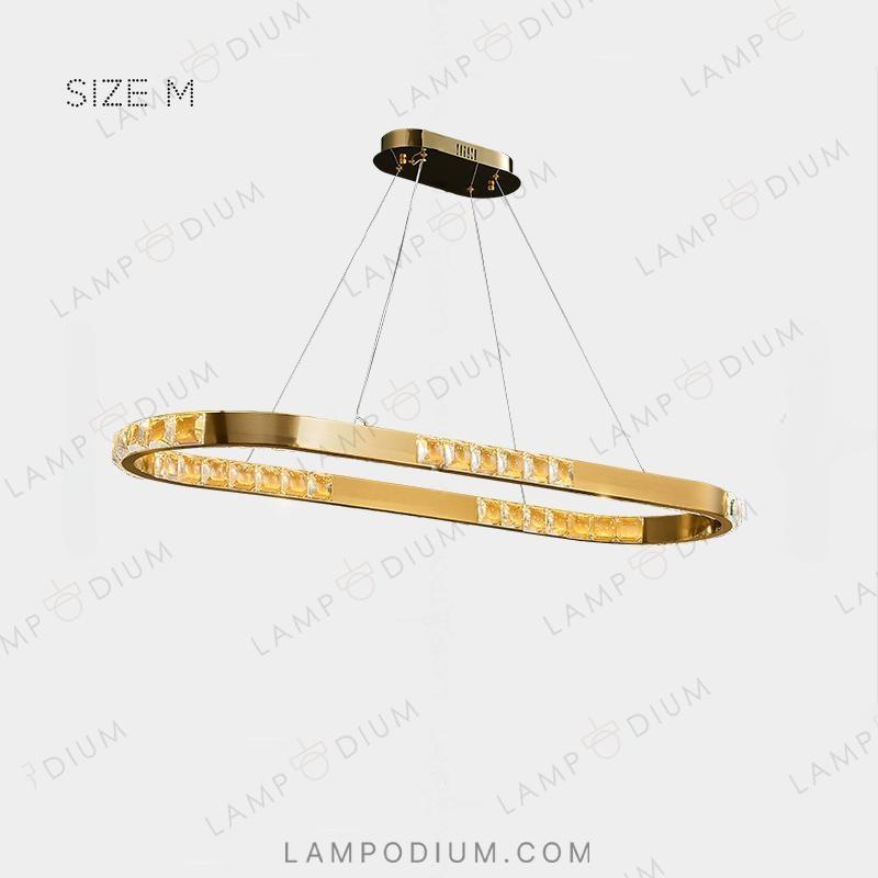 Linear, row luminaire BEGITA LONG