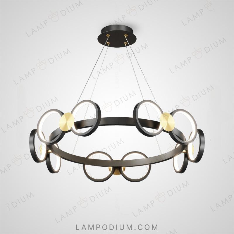 Circular chandeliers and lamps BENEDIKTA