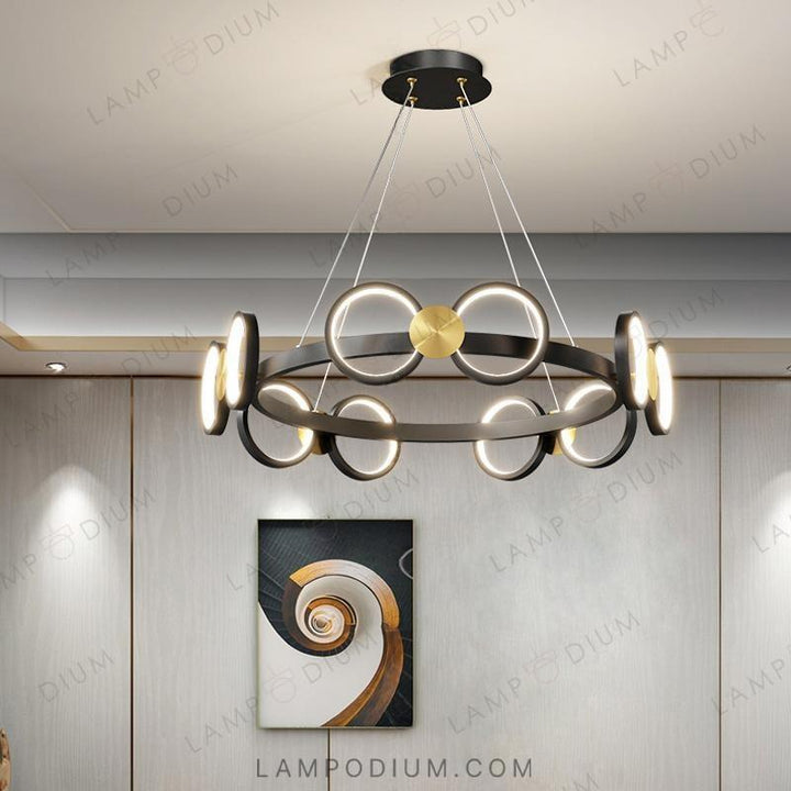 Circular chandeliers and lamps BENEDIKTA