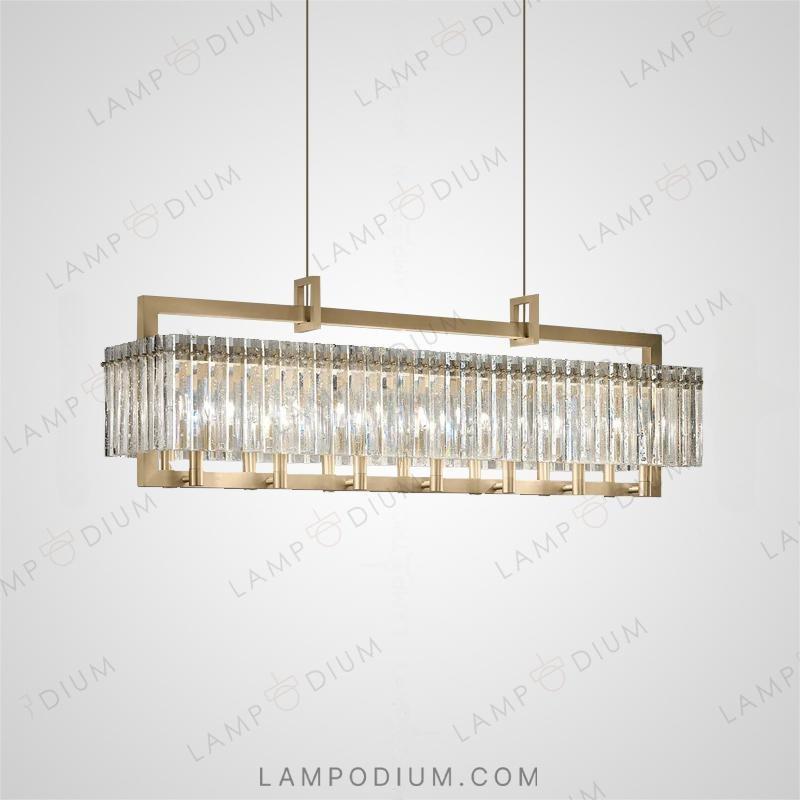 Linear, row luminaire BENNA LONG