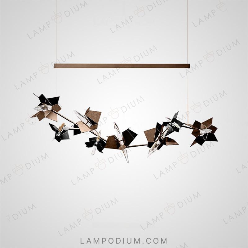 Linear, row luminaire BERGAMO