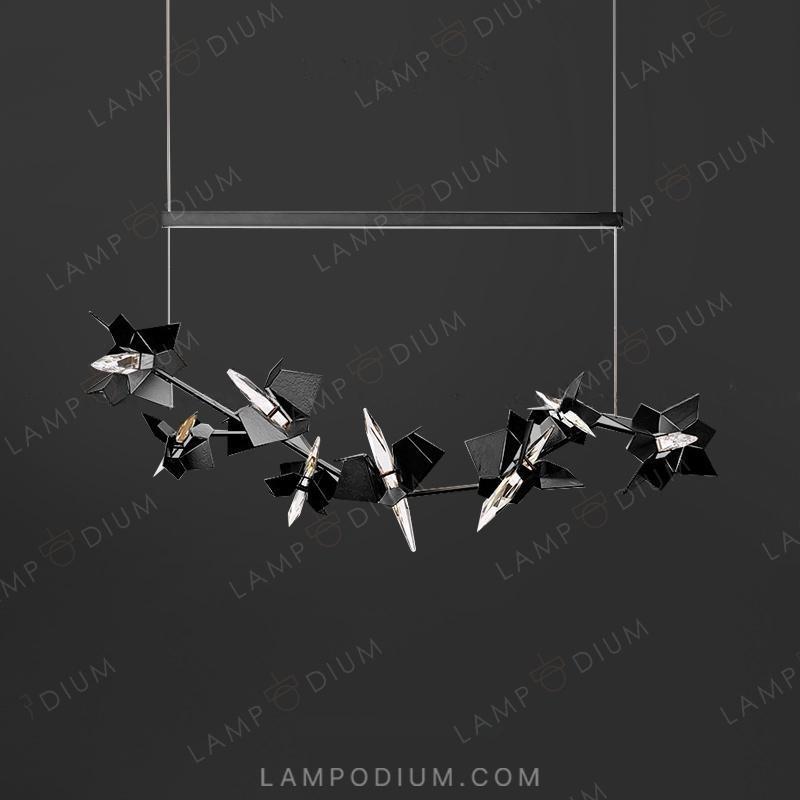 Linear, row luminaire BERGAMO