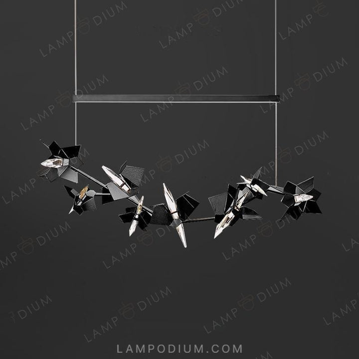 Linear, row luminaire BERGAMO