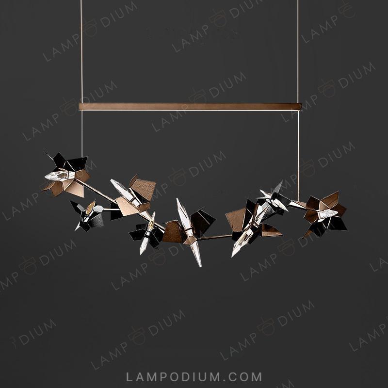 Linear, row luminaire BERGAMO