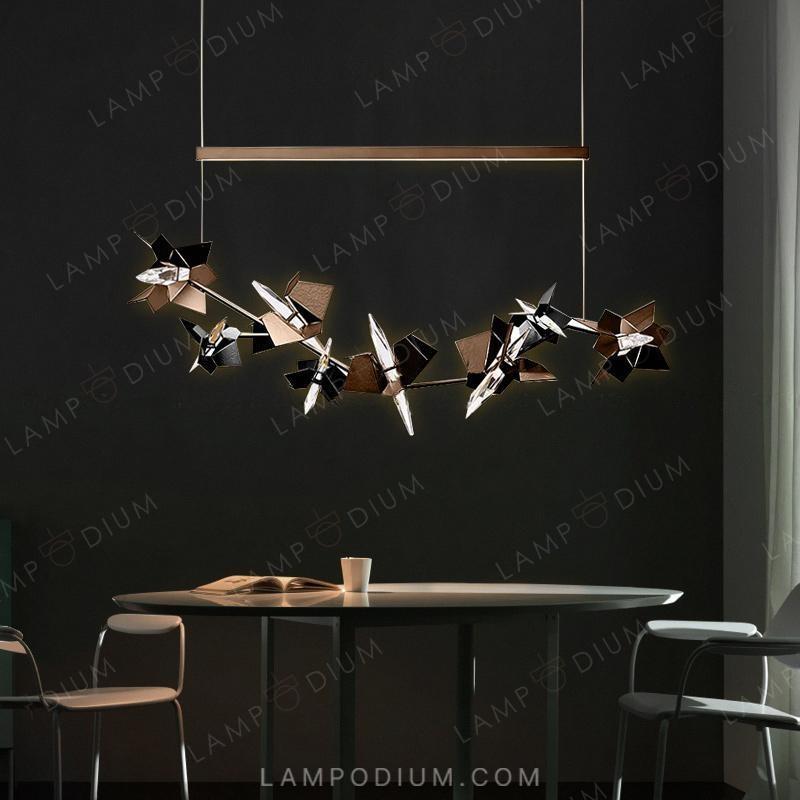 Linear, row luminaire BERGAMO