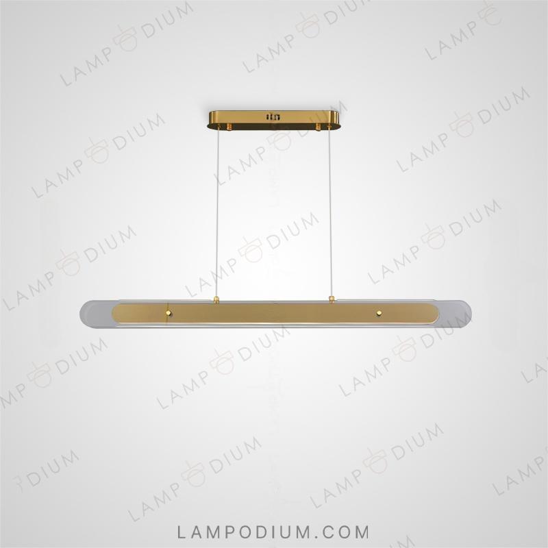 Linear, row luminaire BERGDIS LONG