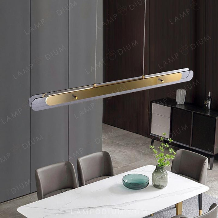 Linear, row luminaire BERGDIS LONG